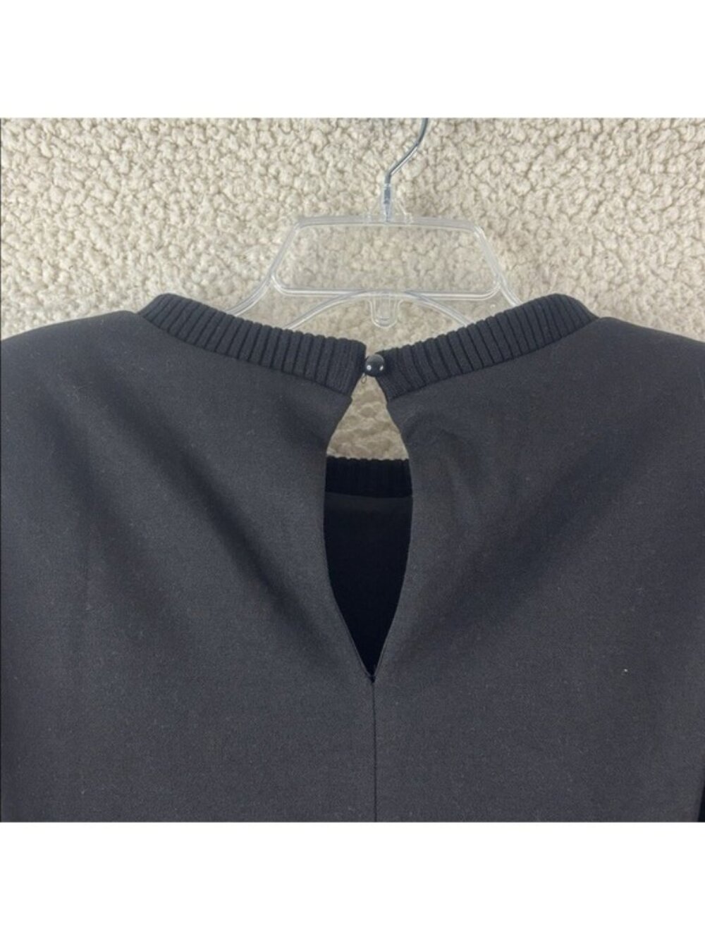 NWT Mark & James Badgley Mischka Womens Odilia Black Knit Midi Dress XS XSMALL - Picture 9 of 13